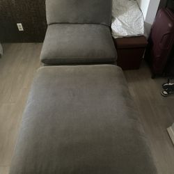 Oversize Ottoman And Chair