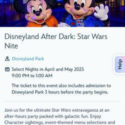 Disneyland After Dark: Star Wars Nite 