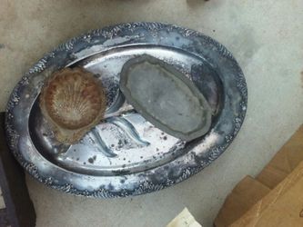 Antique silver plated dishes from 1800s