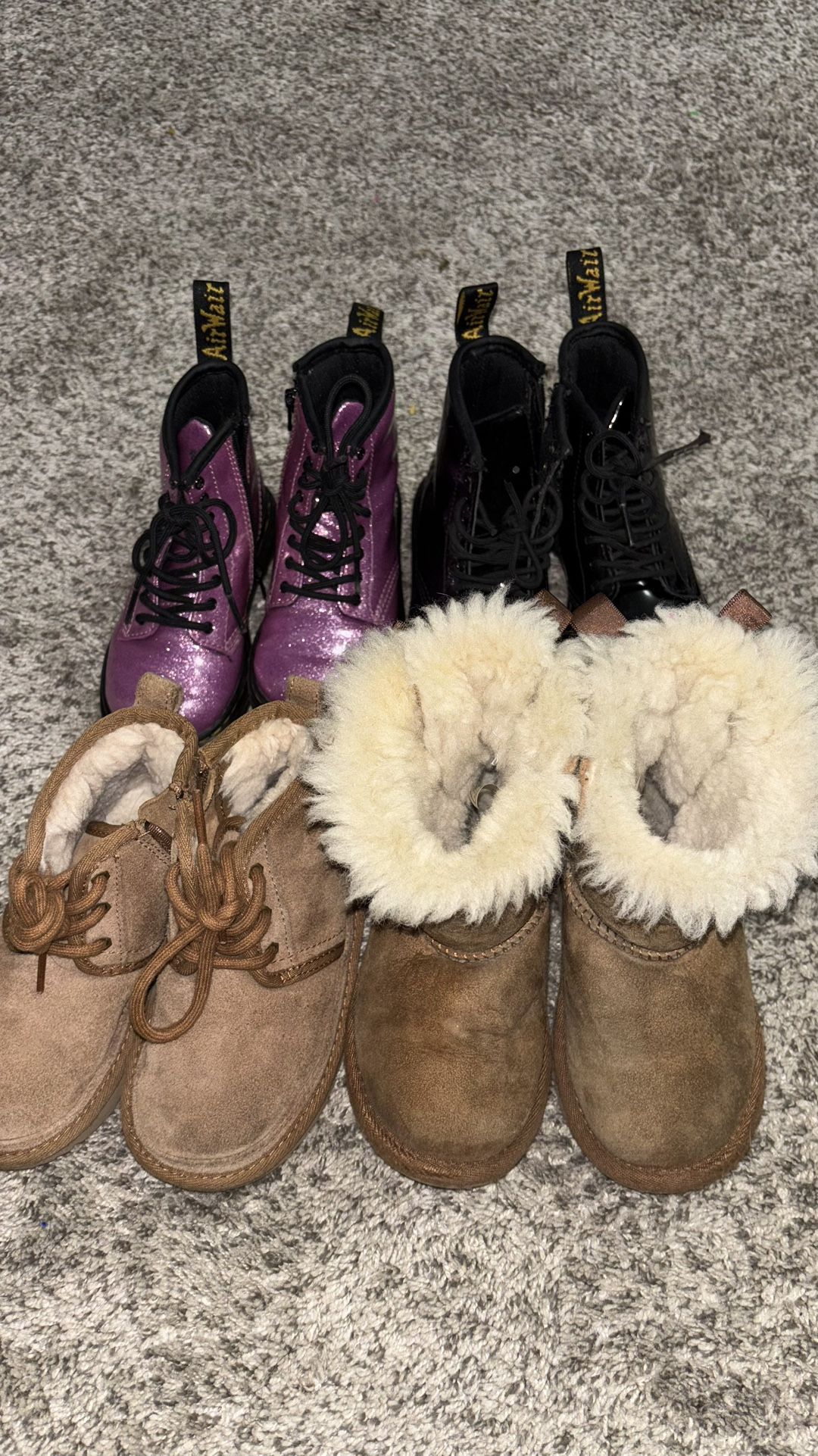 9c Uggs/Docmartens girls boot bundle