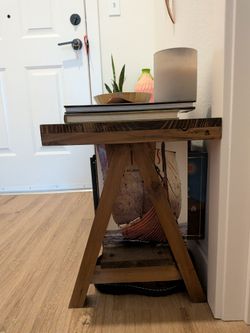 Wood bench