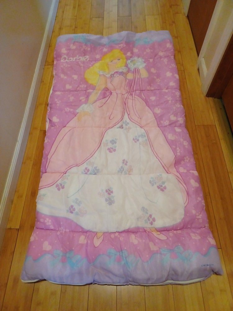 Barbie Sleeping Bag 54 X 29