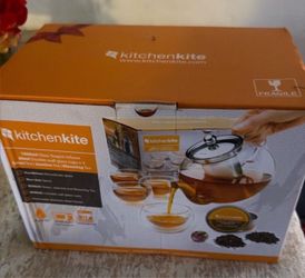 Kitchen Kite Glass Teapot Infuser Set