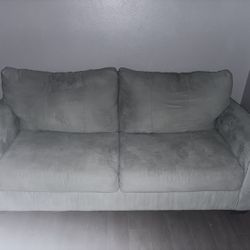 mint green couch