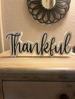 Thankful Sign
