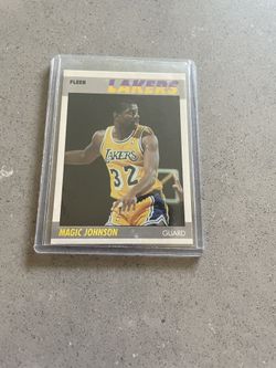 Fleer 1987 Magic Johnson number 56 Of 132Basketball card