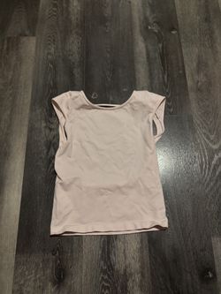 Women Pink Open Back Top