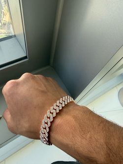 Rose gold Miami Cuban bracelet