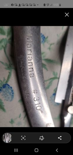 Marianna #310 rare Stainless Steel straight razor