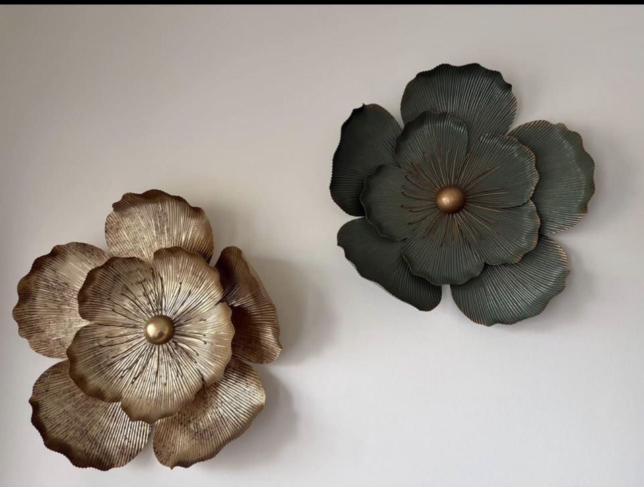 Metal Decor Wall Flowers