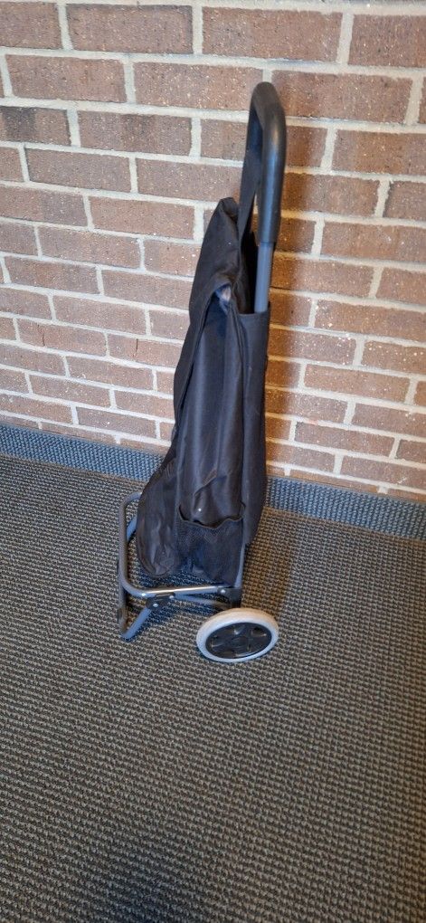 Folding Shopping Trolley, L Grocery Tote, with Wheels