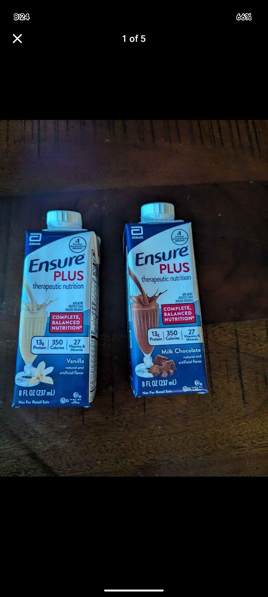 Brand new cases of Vanilla & chocolate Ensure Plus