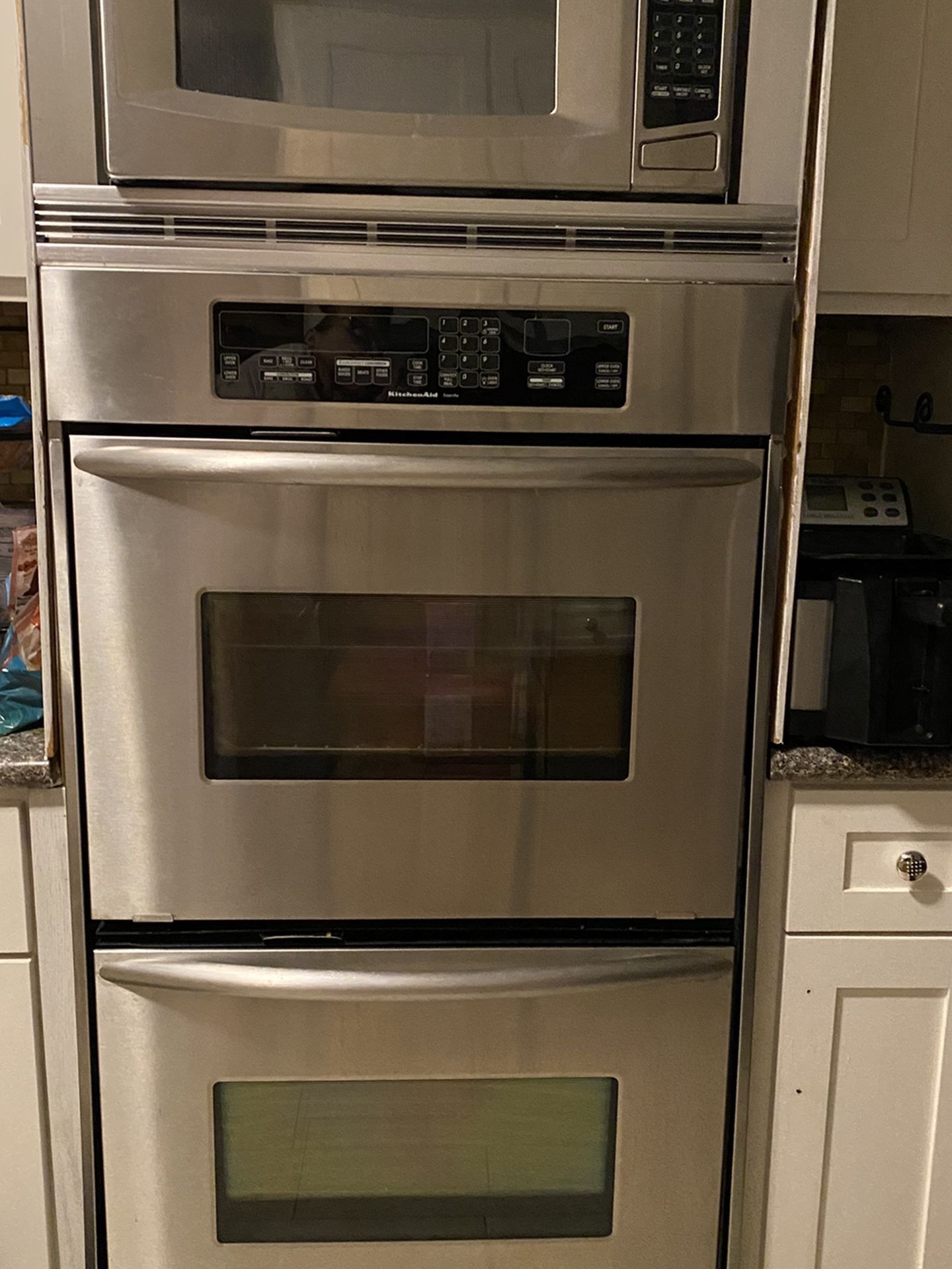 Kitchen aid Double Oven With Microwave