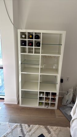 IKEA multi function white shelf