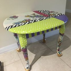 Custom Painted Coffee Table