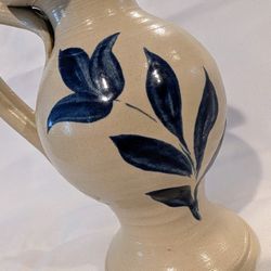 Williamsburg Pottery Salt Glazed Stoneware Pitcher