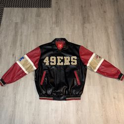 Vintage G-III 49ers Leather Jacket
