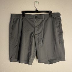 NWT Banana Republic Shorts Mens 38 Gray Core Temp 9" Quick Dry Stretch