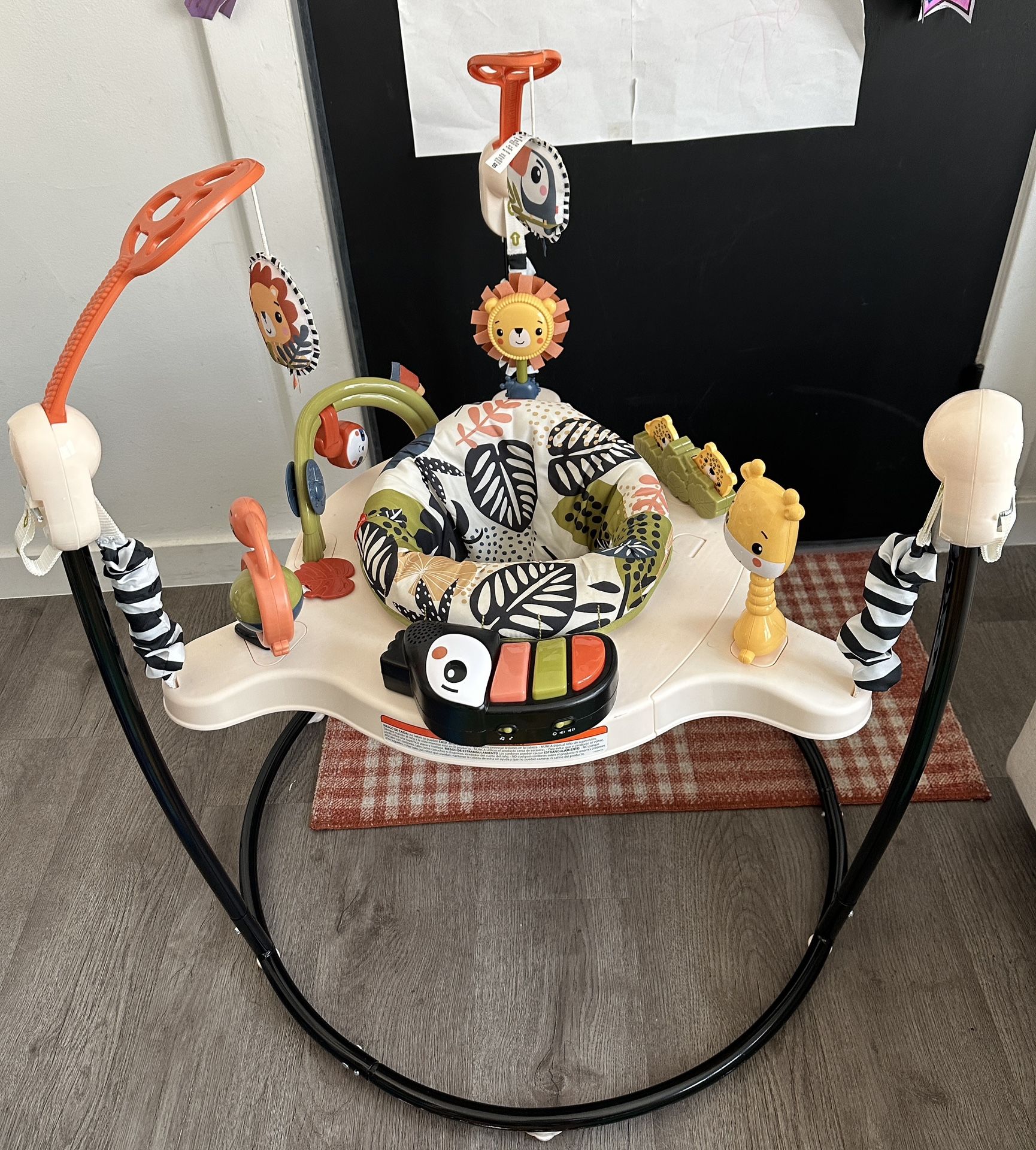 Fisher-Price Baby Bouncer Palm Paradise Jumperoo Activity Center
