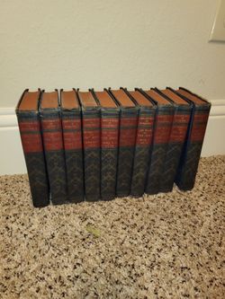 Vintage book set - 10  volumes