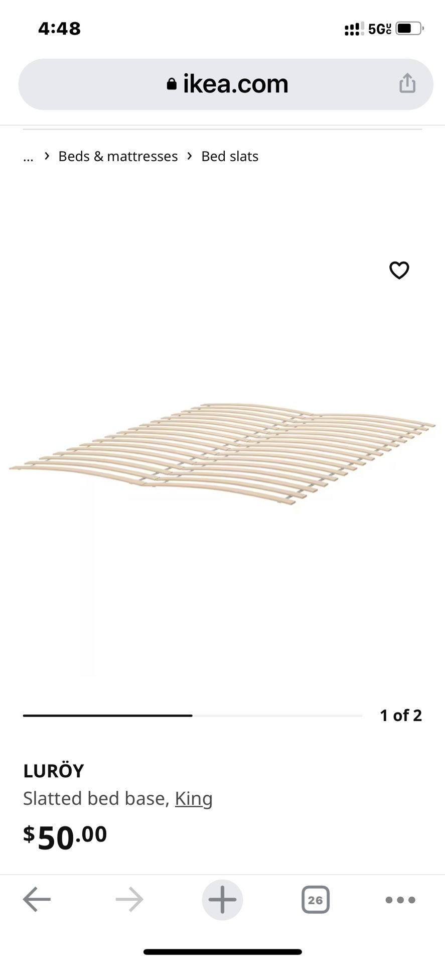 Ikea King Size Slats For Bed