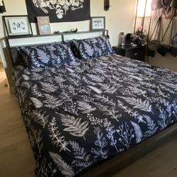 King Bed Frame and Mattress