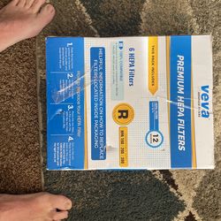 6 Pack HEPA Filters  (R)