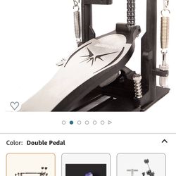 Double Drum Pedal,Double Pedal Bass Drum Pedal Double Chain for Drum Set