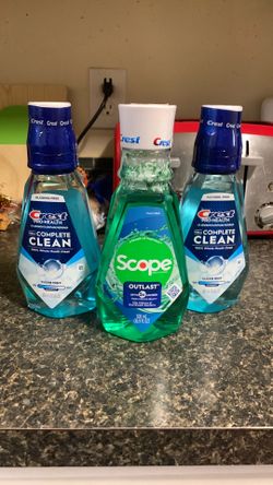 Crest Mouthwash Trio-3 Items!($11.91+Value)