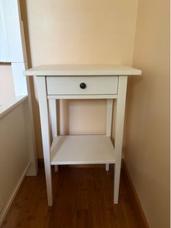 White IKEA night stand for sale