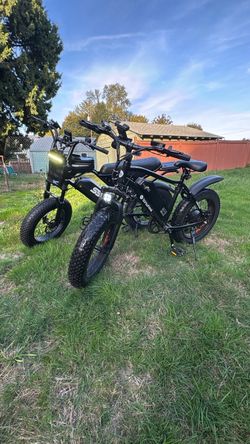 Two e-bikes askgo s9 and m10 pro NEED THIS GONE THE M10PRO HAS AN RXTRA BATTERY