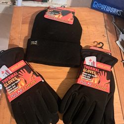 Thermal Gloves + Hat