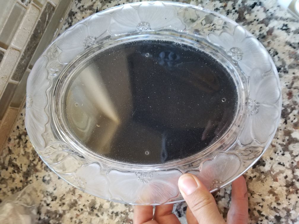 Frosted glass frame