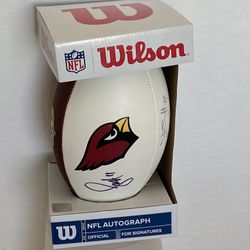 Larry Fitzgerald Official NFL Signed Football