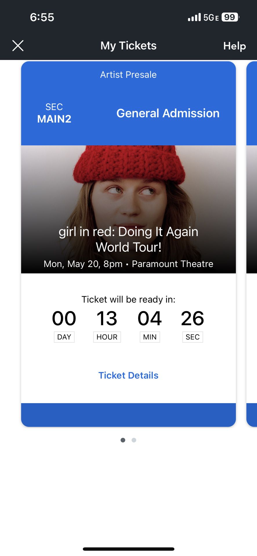 GIRL IN RED tickets! 