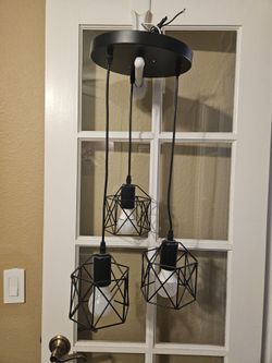 Industrial 3-Light Pendant Light