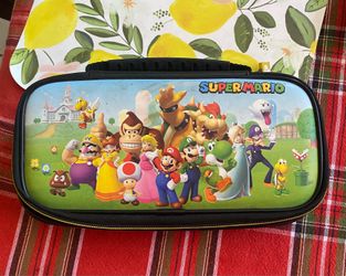 Nintendo switch case and joycon grip controller and joycon straps