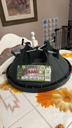 Cinco Express Plastic Real Christmas Tree Stand 10ft.
