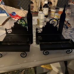 Book End Candle Holders 