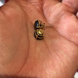 Black And Gold Earrings