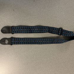 Blue Guitar Strap
