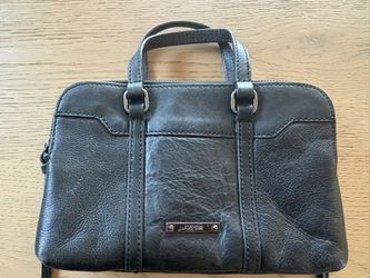 Joe’s Jeans Black Leather Mini Satchel Bag