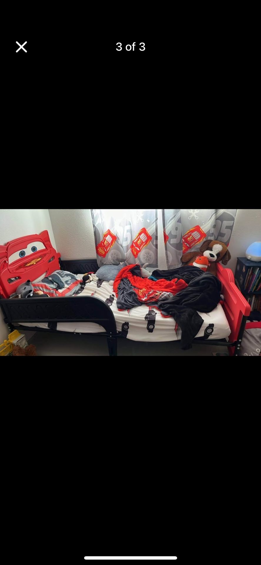 Lightning McQueen Twin Bed Frame