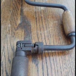 Hand Drill Original Vintage Woodworkers Tool