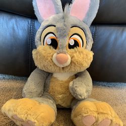 Disney Parks Thumper Bunny Rabbit Big Feet Bambi Plush Stuffed Animal Toy 13"