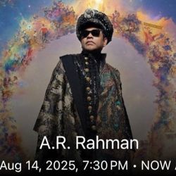 AR Rahman Hoffman Estates Live 2 Tix 