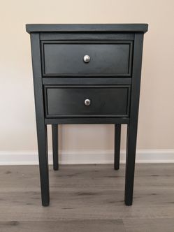Soft Black Nightstand
