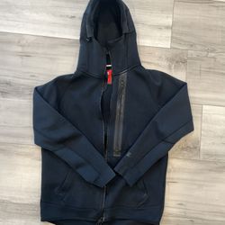 Nike Tech Fleece Hero Full Zip Hoodie Jacket Mens Size Small Black