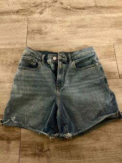 Express High-Waist Denim Jean Shorts