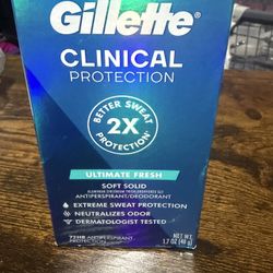 Gillette Clinical Protection Deodorant For Men Arctic Ice 1.7 oz Exp 10/26 NEW